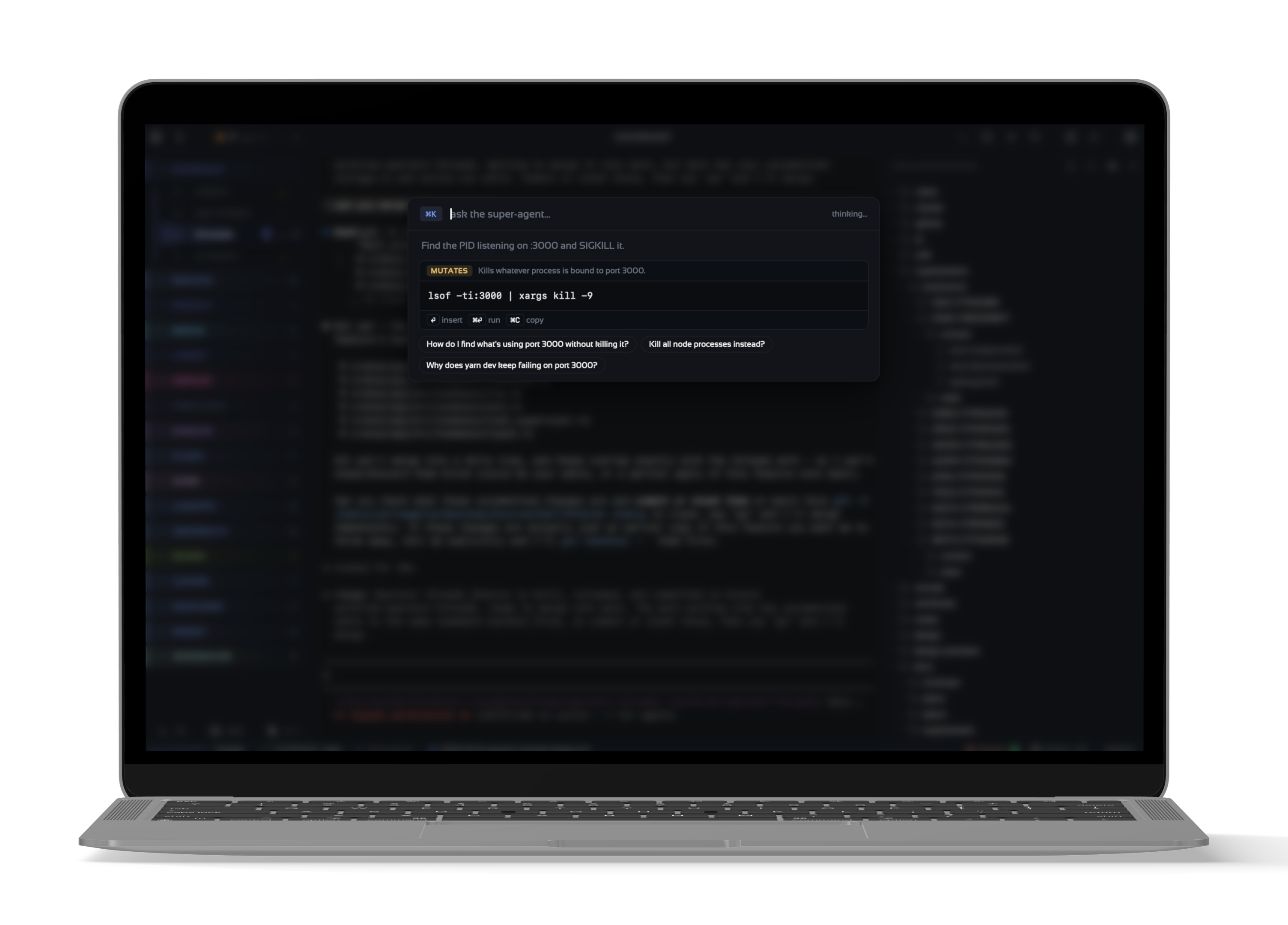 Covenant terminal interface
